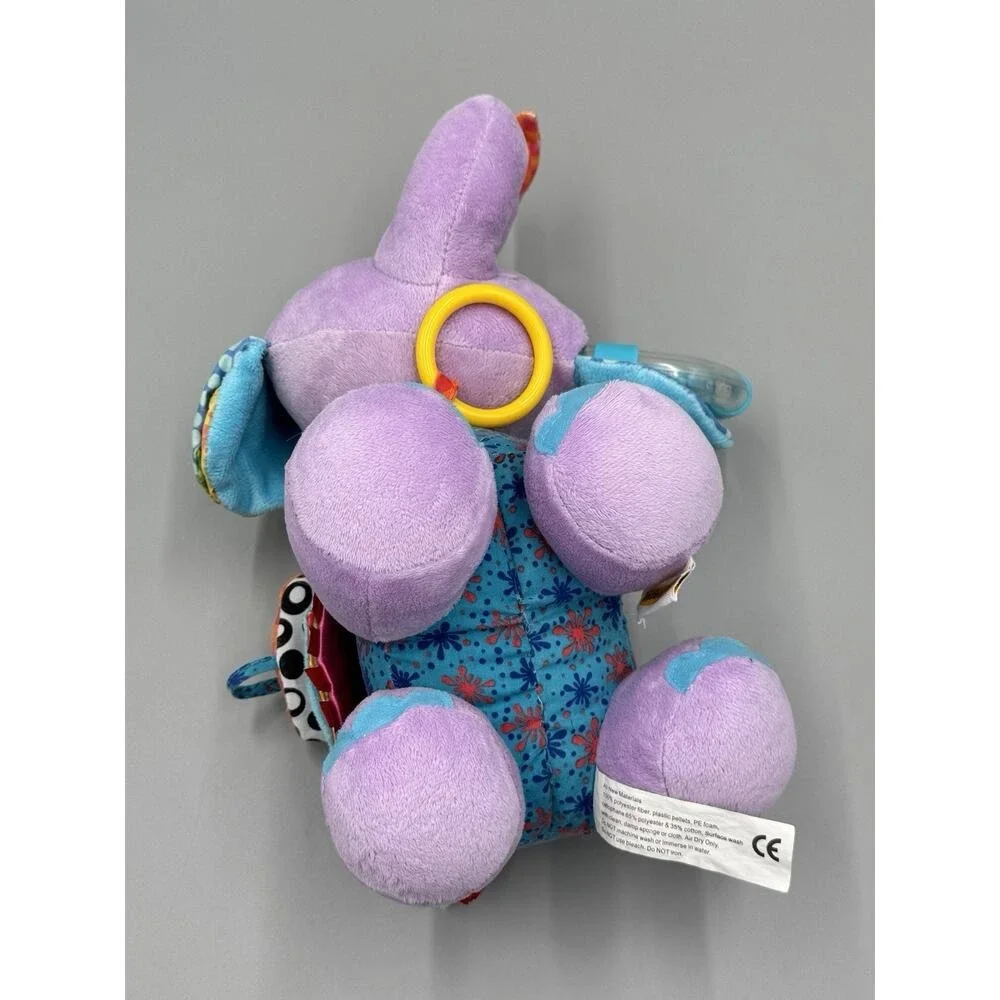Infantino Purple Elephant Plush Activity Toy 10